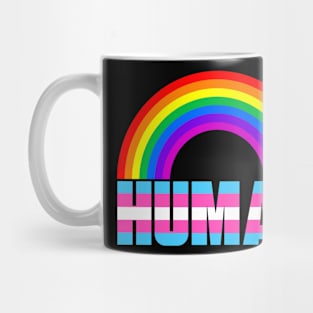 Transgender Pride Rainbow Flag Mug